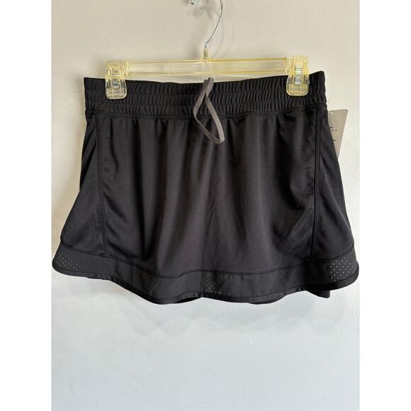Champion Skorts Skirt Shorts womens M black tennis golf fitness preppy New - Picture 1 of 4